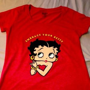 Vintage Y2K Betty boop slim fitted t-shirt